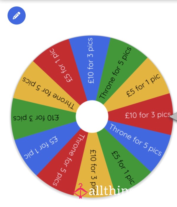 Spin The Wheel 💕💕💕
