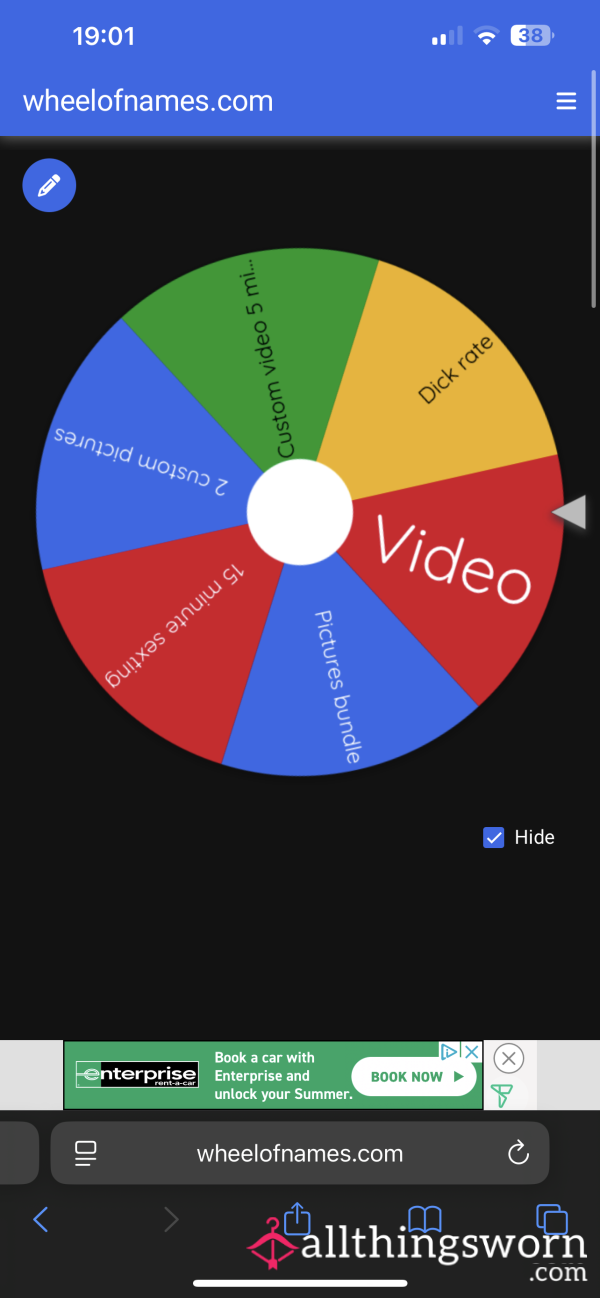 Spin The Wheel🔥