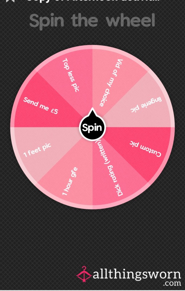 SPIN THE WHEEL 🎡