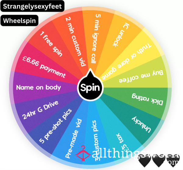 Spin The Wheel 🖤