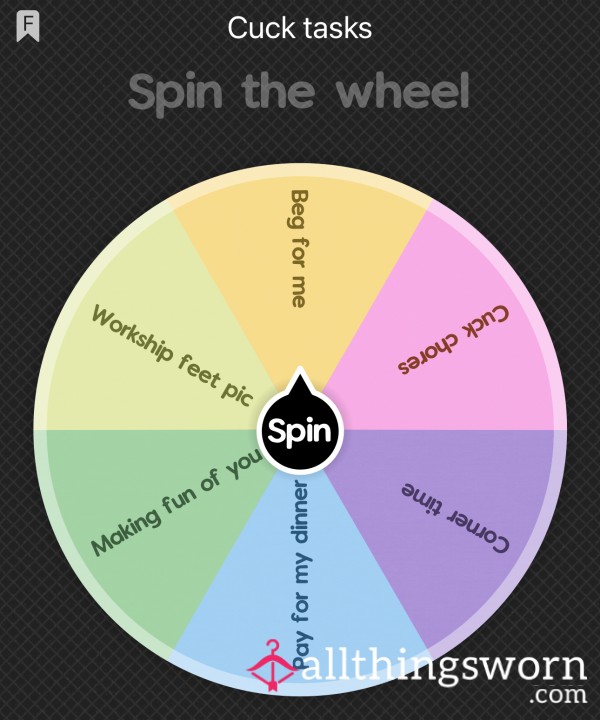 Spin The Wheel Cuck