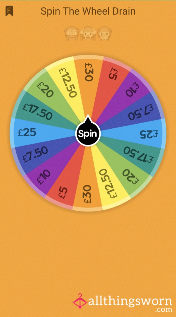 Spin The Wheel 💰  Small Drain🤑 💸