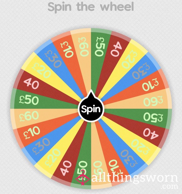 🎡 Spin The Wheel Drain….