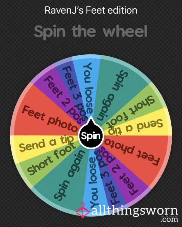 Spin The Wheel Feet Edition