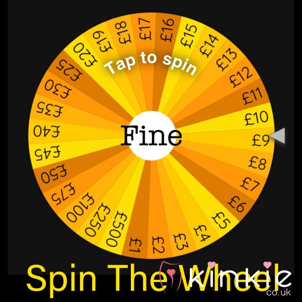 Spin The Wheel - Fine - Punishment - SSBBW