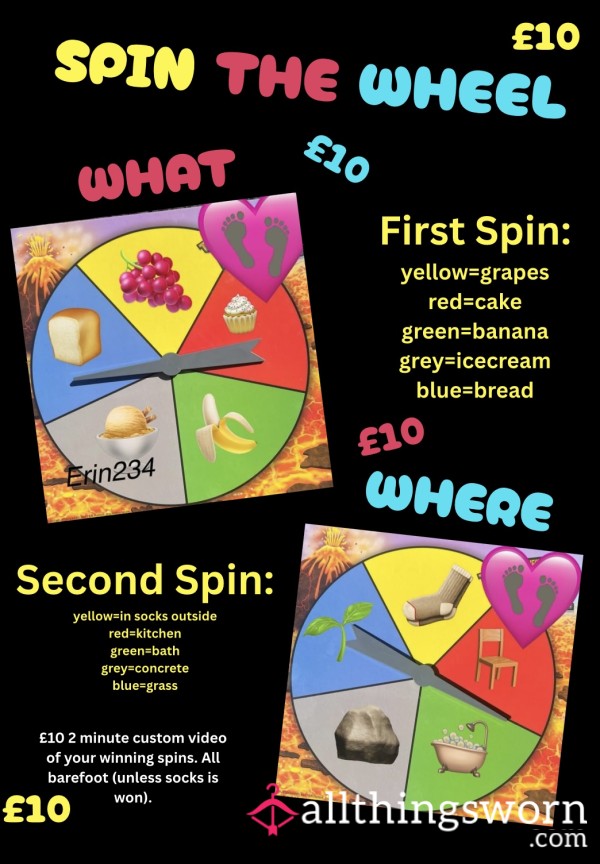 Spin The Wheel, Food Crushing