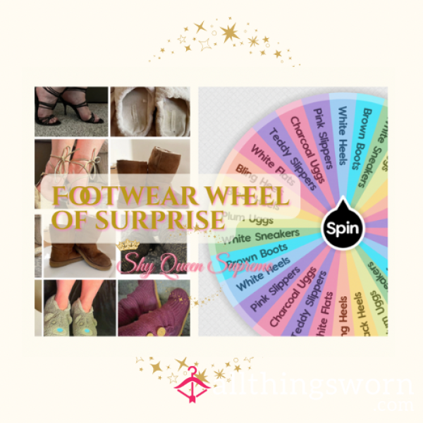 🎡 Spin The Wheel: Footwear Surprise Bundle 👠👟🩴