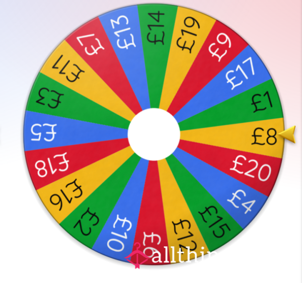 Spin The Wheel For A Small Drain!