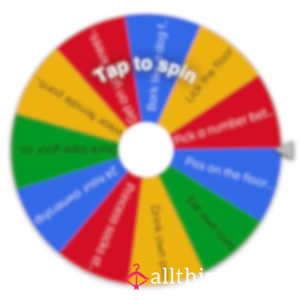 Spin The Wheel Humiliation Tasks