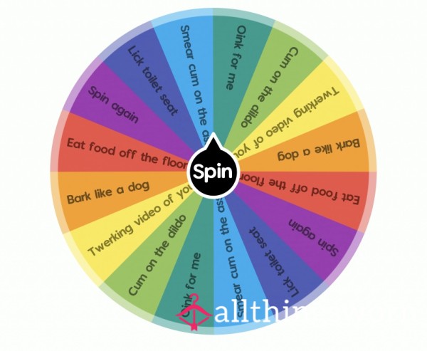 Spin The Wheel Humiliation Tasks X2