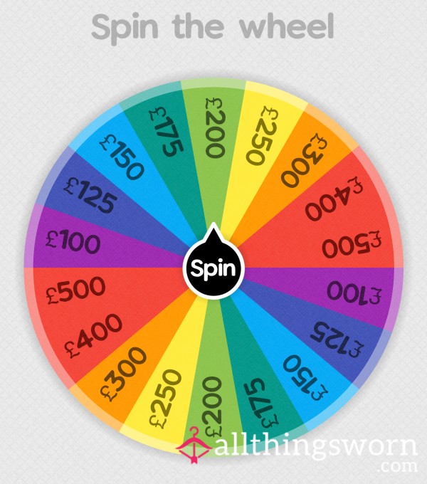 Spin The Wheel (Larger Amounts)