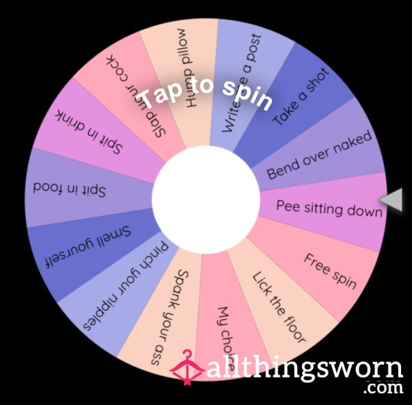 Spin The Wheel : Let Me Personalise Your Spin The Wheel 😉