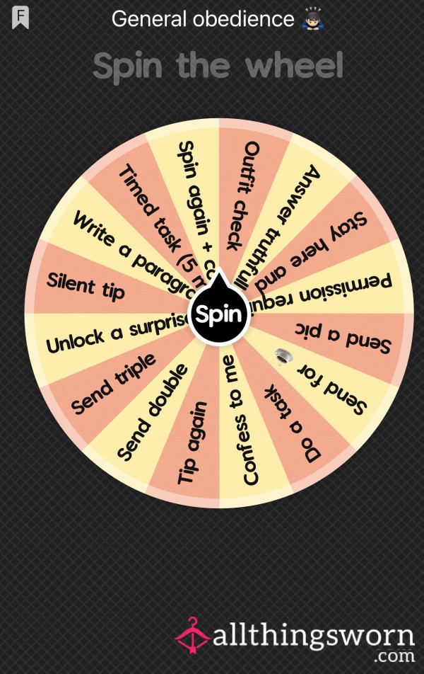 Spin The Wheel Losers