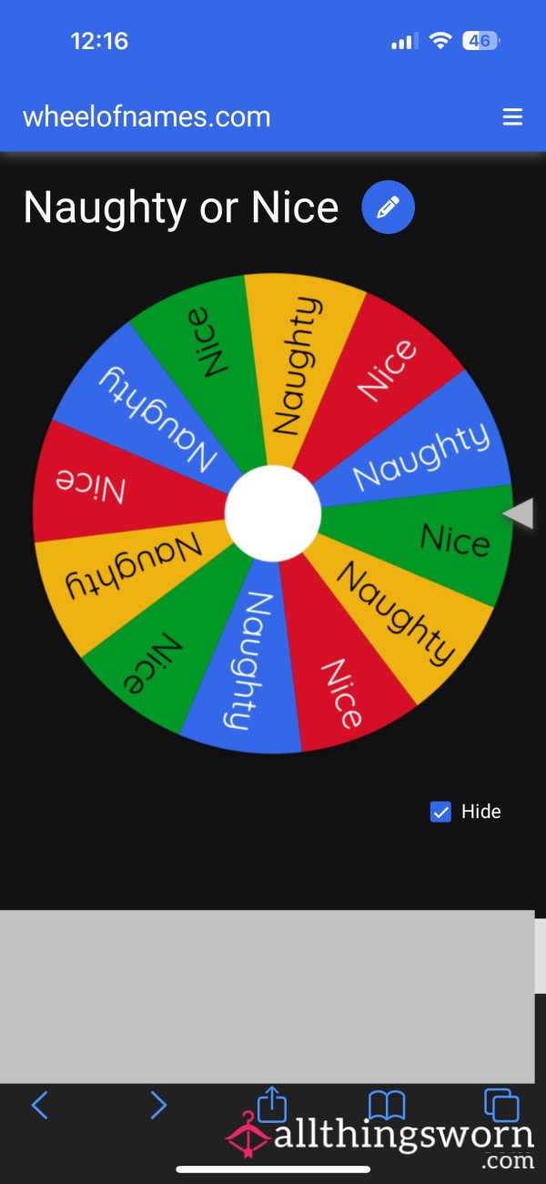 Spin The Wheel / Naughty Or Nice