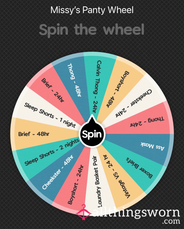 Spin The Wheel - Panties
