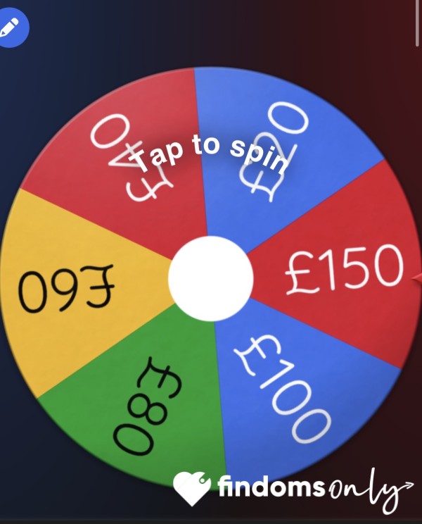 Spin The Wheel (£150 Limit)