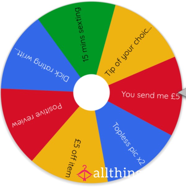 Spin The Wheel 🌀 £5 Flash Friday…