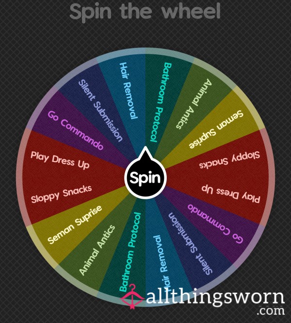 😈Spin The Wheel 😈 : The Body Speaks - Physical Humiliation Tasks