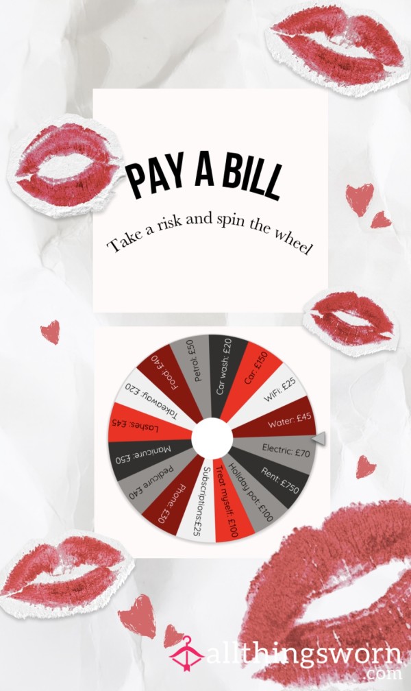 Spin The Wheel To Pay A Bill