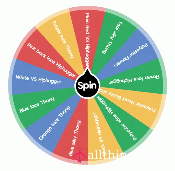 Spin The Wheel To Pick Your Panties