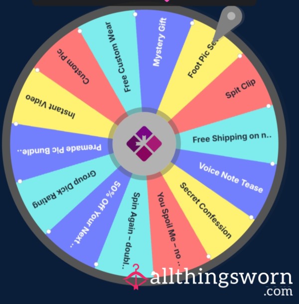 Spin The Wheel - Treats, Teases & Dares Await 💋