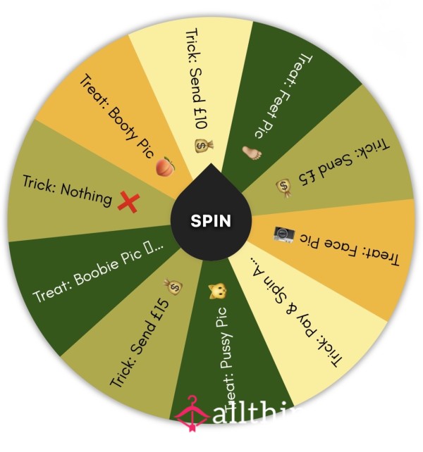 Spin The Wheel - Trick 🧙‍♀️ Or Treat 🥵