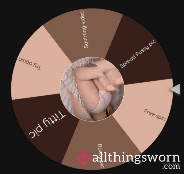 Spin The Wheel...let's See How Lucky You Are 😉💦🩷