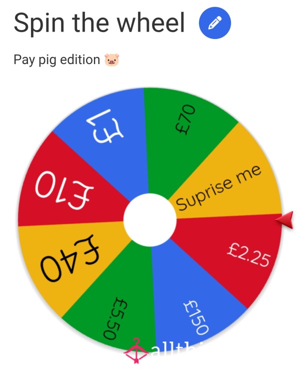 Spin The Wheel🤪what Will You Get