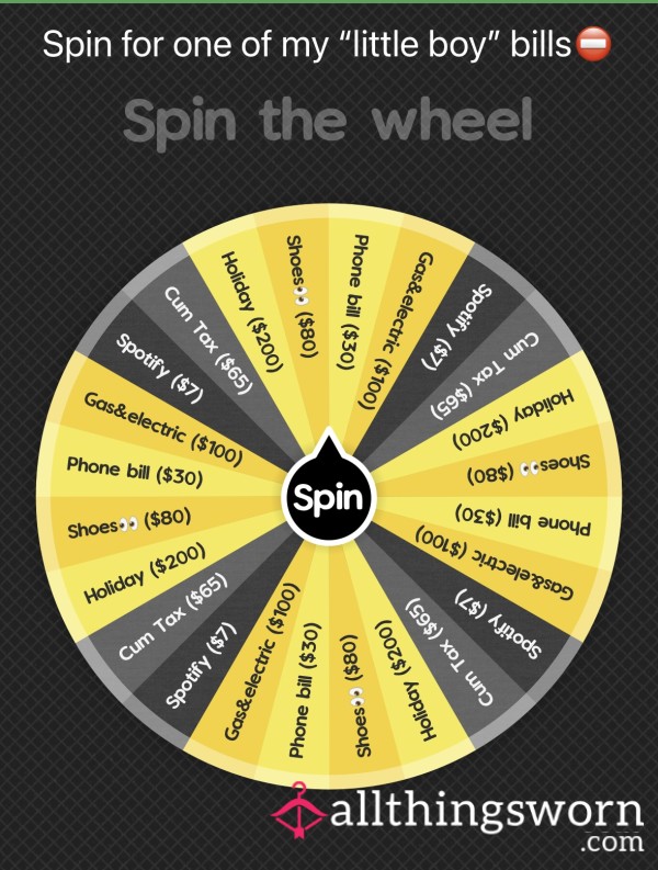 Spin To Adopt A Bill Little One😜 - $10 Spin