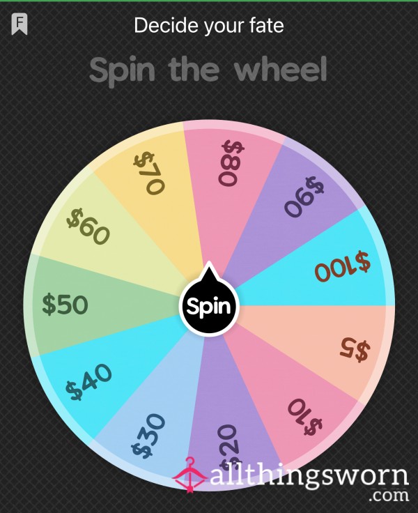 Spin To Seal Your Fate
