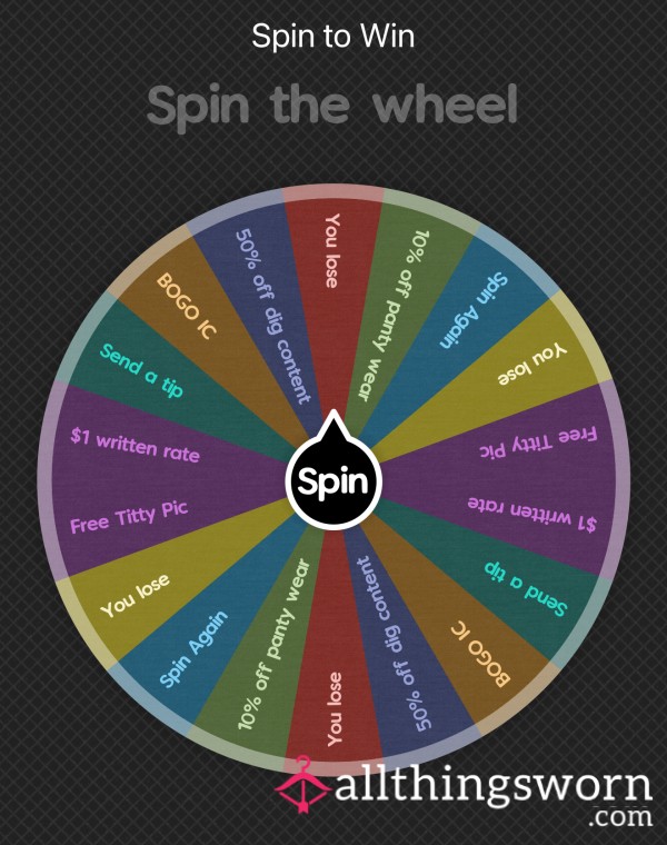 Spin To Win😜