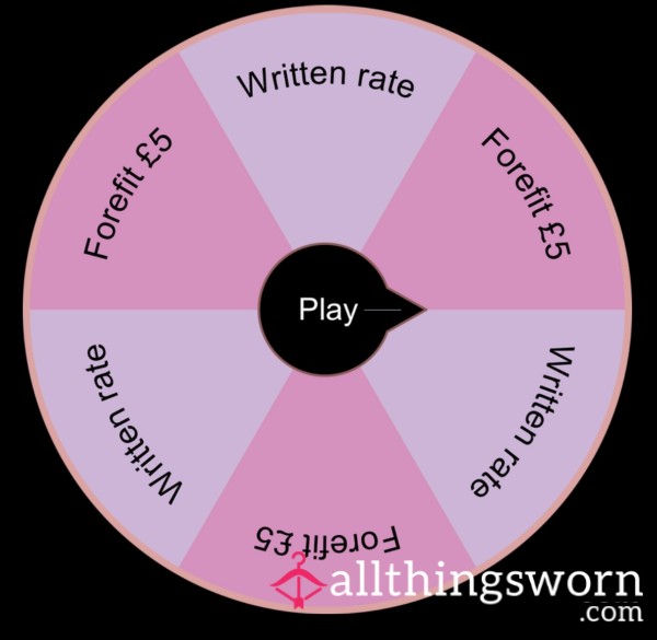 😈💸 Spin To Win - OR FOREFIT £5 💸😈
