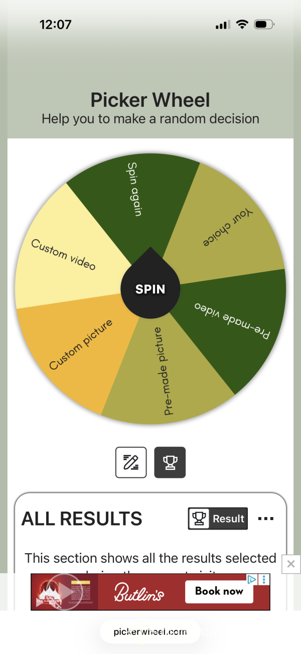 Spin Wheels