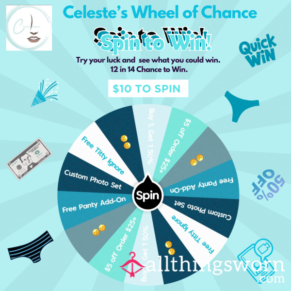 Spin. Win. Sin. 😈 - 12 To 14 Chance To Win!