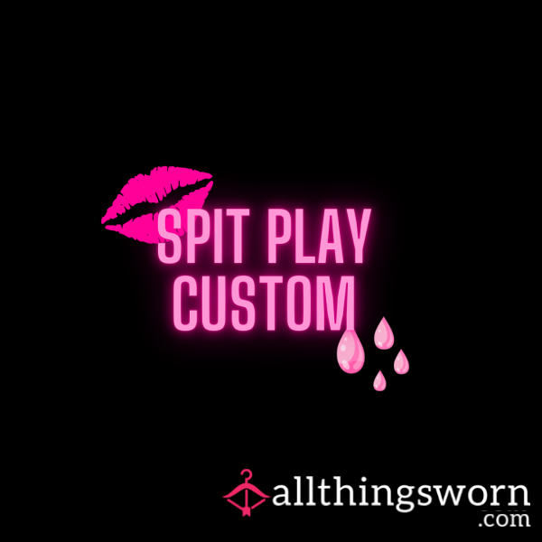 💦 Sp*t Play Custom Video – Saliva, Sp*tting & Fetish Tease 😈