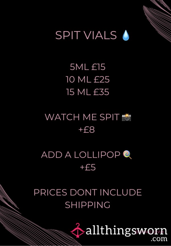 💧 Sp*t Vials 💧