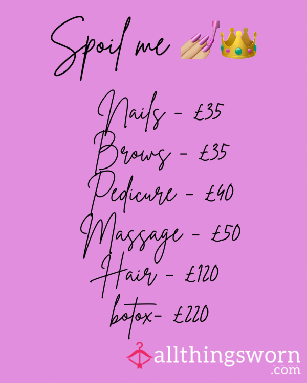Spoil Me 💅🏼