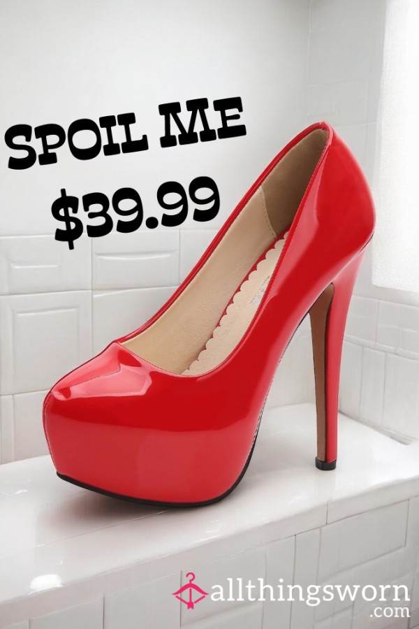 Spoil Me 💋 Buy Me These Red F**k Me Heels