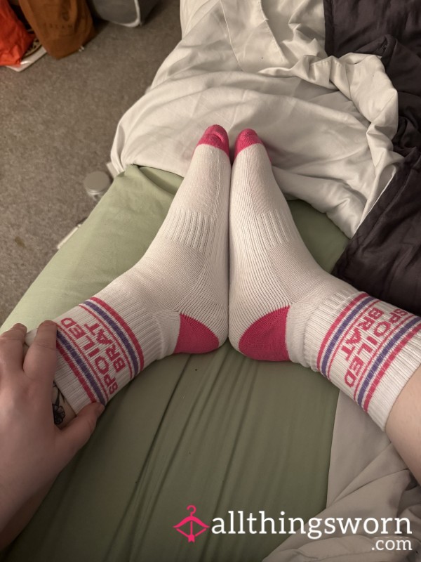 Spoiled Brat Organic Cotton Workout Socks