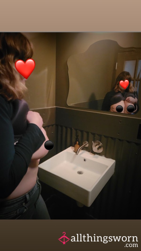 Sponser A Drink And Get A Naughty Bathroom Selfie