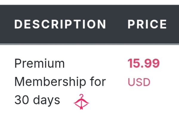 Sponsor My Monthly Membership - One Month