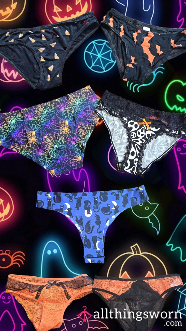 🎃Sp**ky Halloween Panties! 🎃