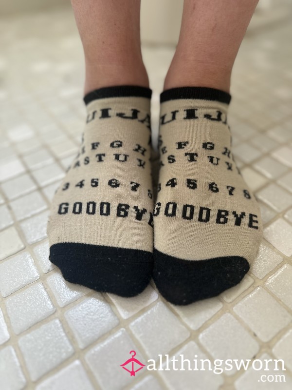 Sp**ky Witchy Ouija Socks
