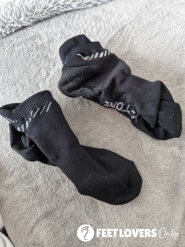 Sports Sweaty Stinky Black Socks