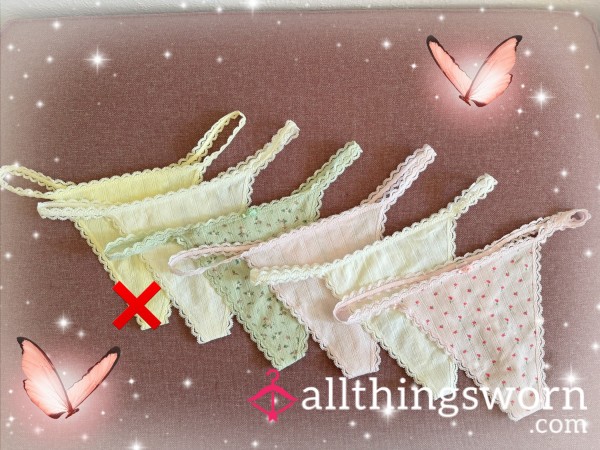 Spring Thongs For You To Lick Your Fingers Off To 😇🩷💦💦