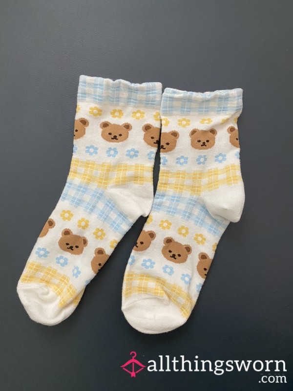 Springtime Teddy Socks