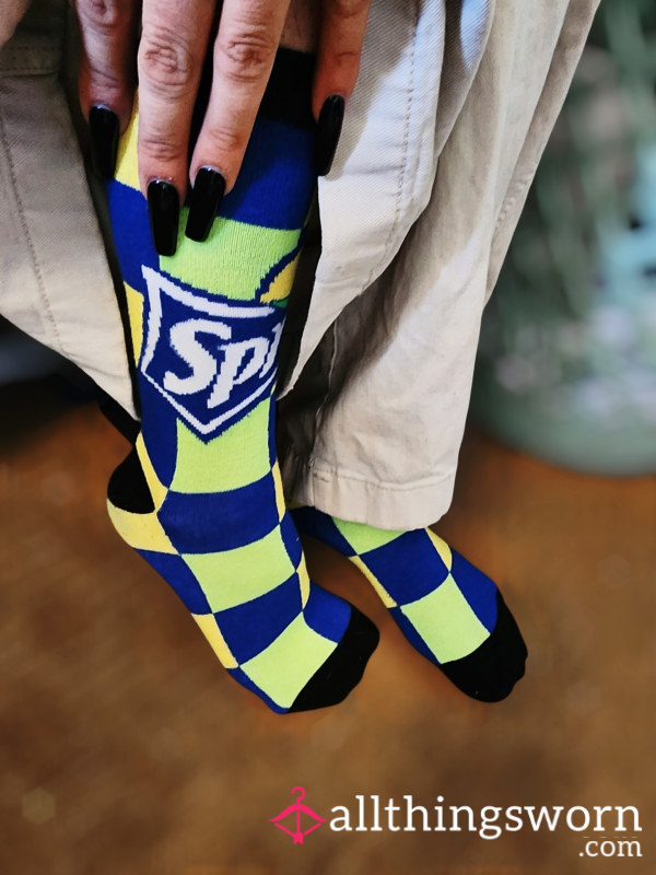 Sprite Long Socks – Worn & Waiting 💚