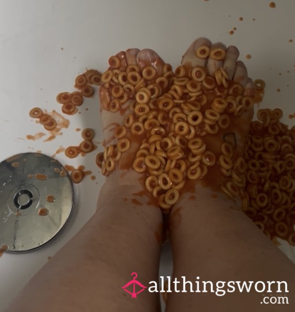 Squashing Tinned Spaghetti Hoops In Between My Toes