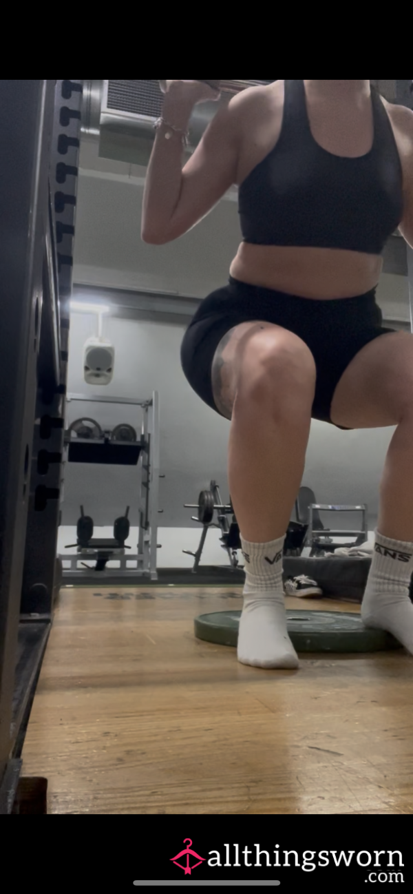 Squats At The Gym