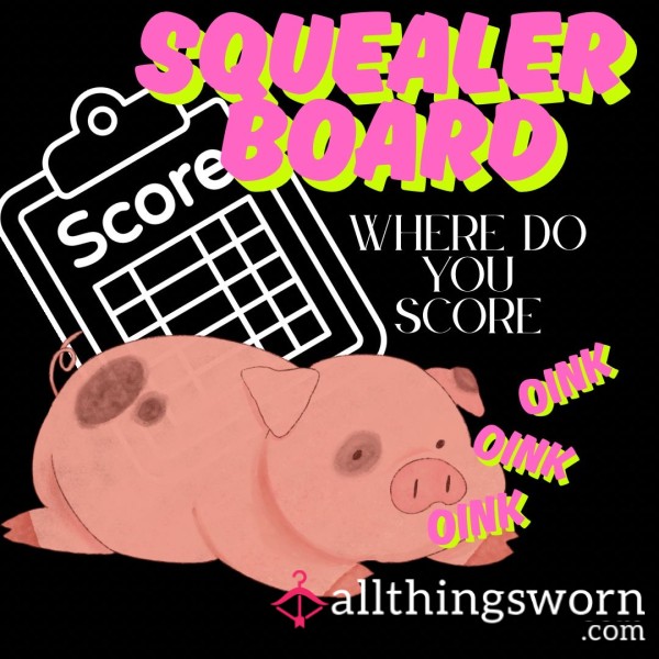 Squealer Board With Me And Ladychastity 🐽🐽